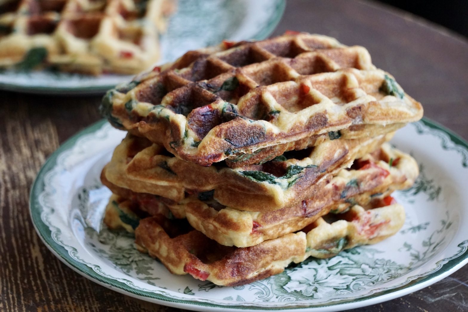 Glutenfria och matiga Frittatavåfflor