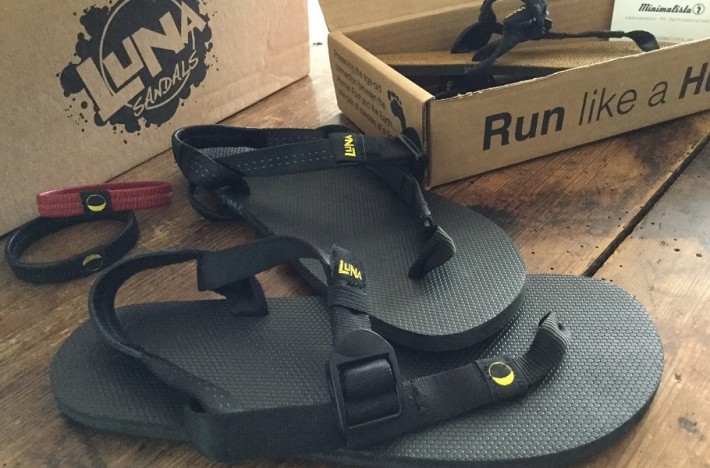 Nya Luna sandaler direkt ur förpackningen