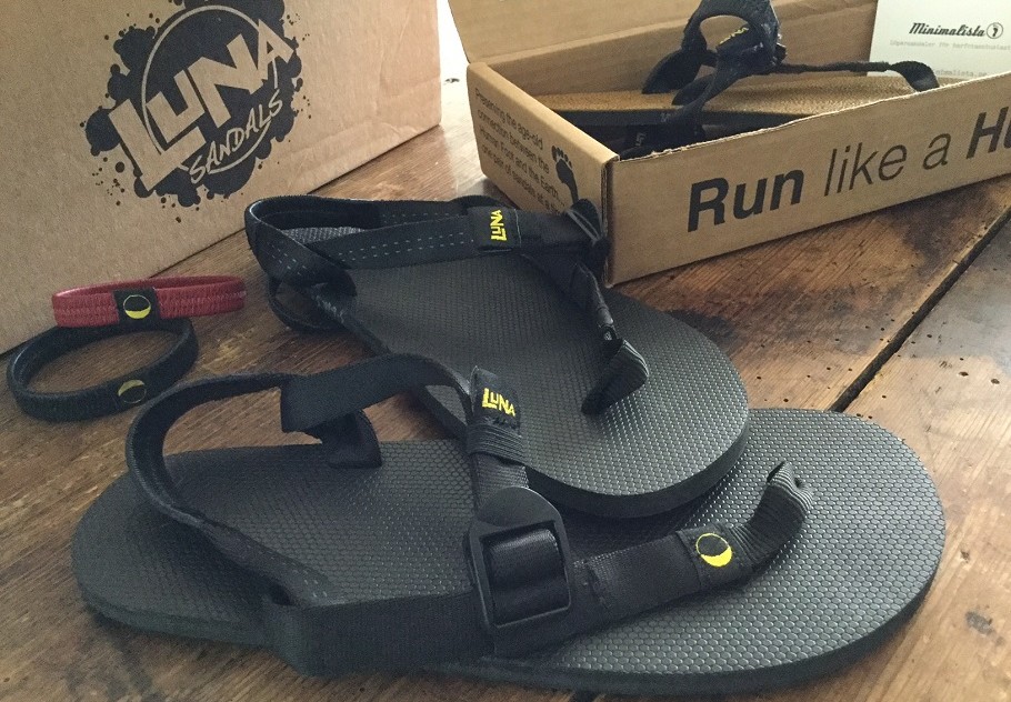 Nya Luna sandaler direkt ur förpackningen