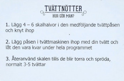 tvättråd för tvättnötter