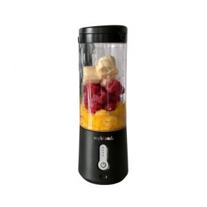 MyBlend miniblender laddad med frukt och bär.