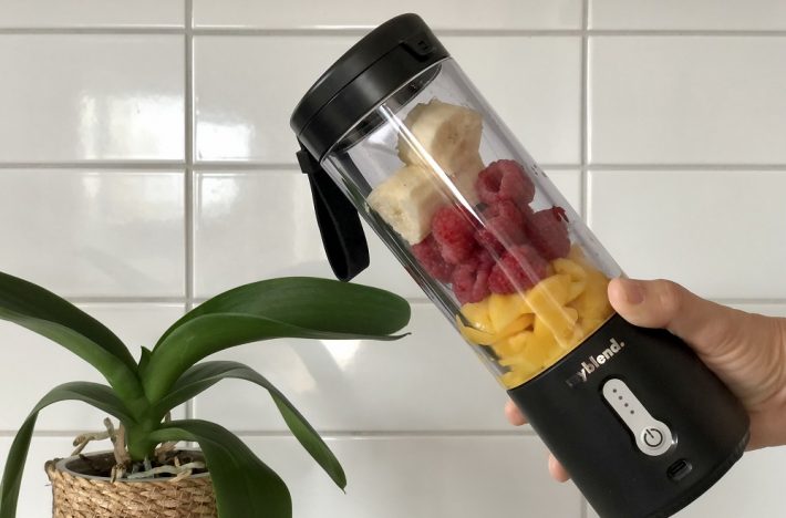 MyBlend laddad med frukt och bär redo att användas