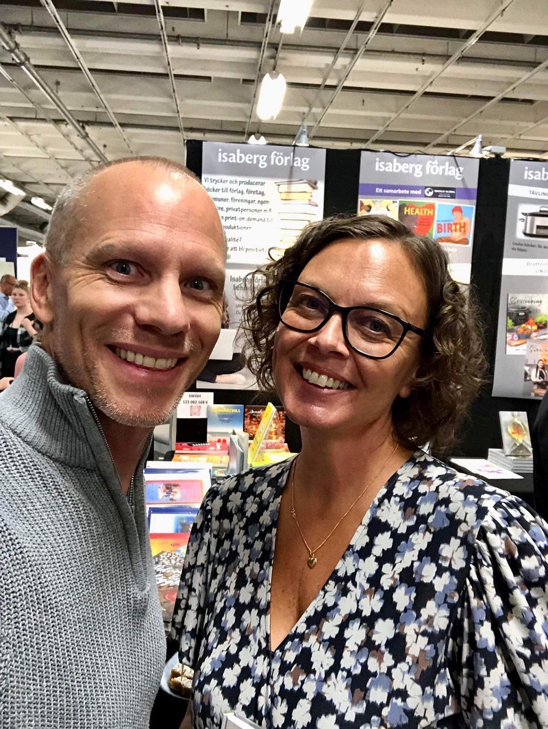 Jenny och Magnus från Under vårt tak på Bokmässan i Göteborg